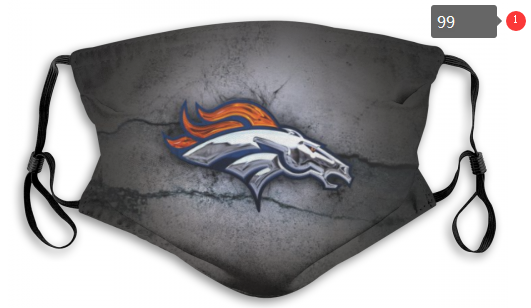 NFL Denver Broncos #7 Dust mask with filter